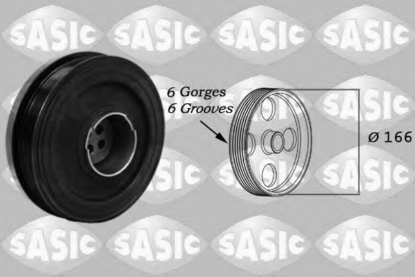 2156054   SASIC - Шків колінвалу1