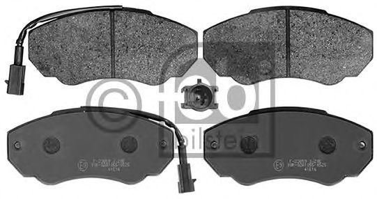 116049  FEBI - Гальмівні колодки до дисків1