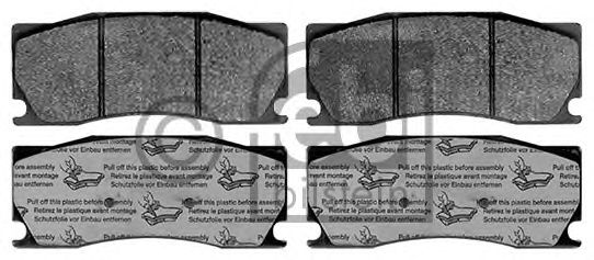 116093  FEBI - Гальмівні колодки до дисків1