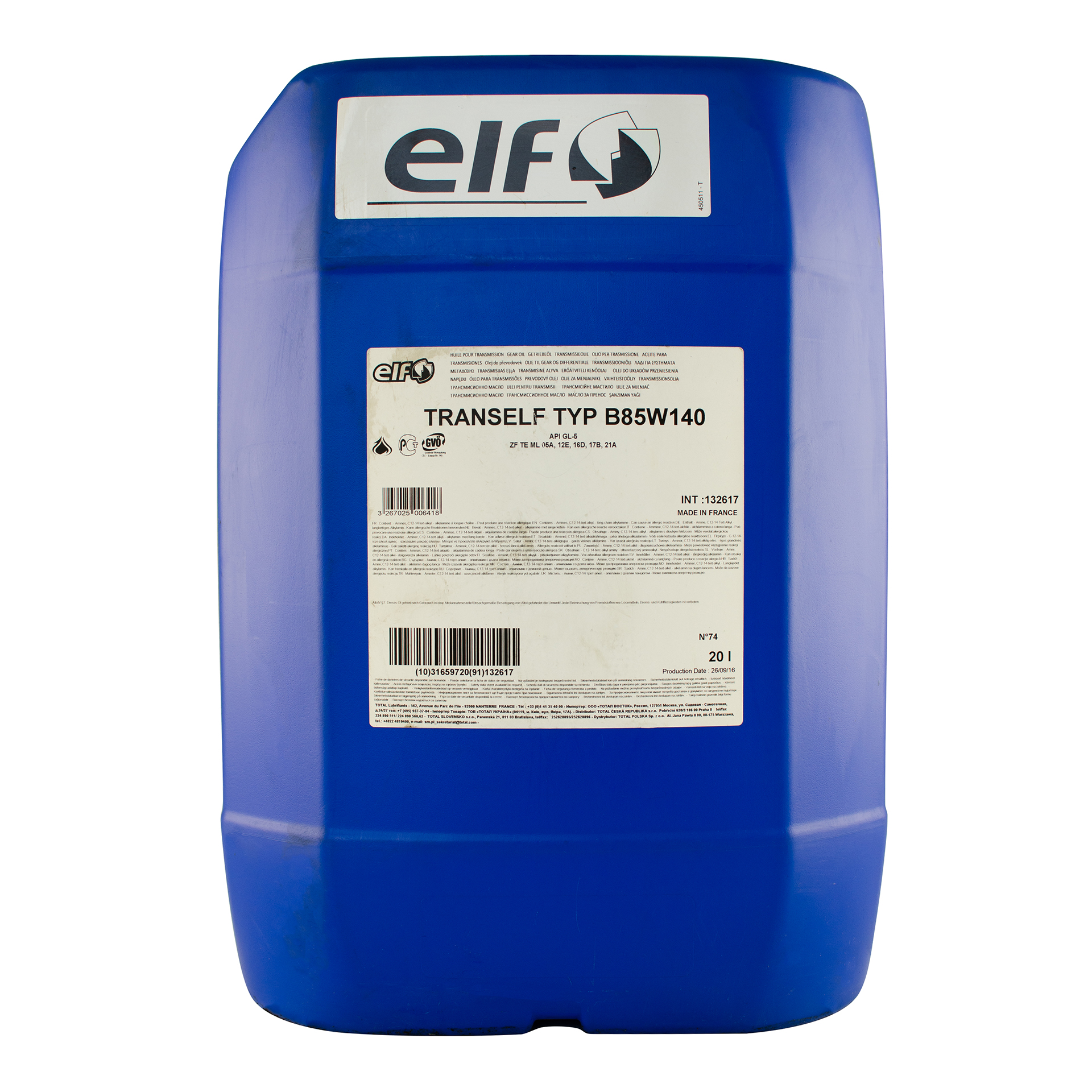 TRANSELF TYP B85W140 20L1