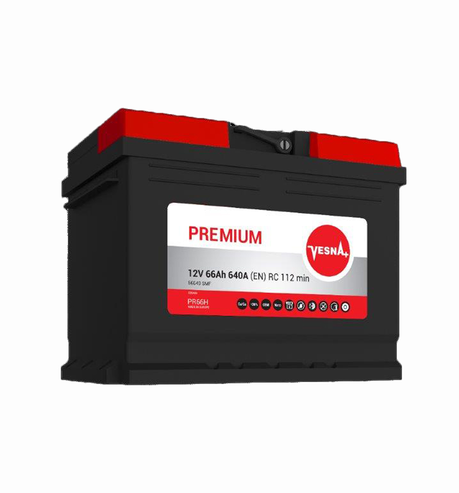 66 Ah/12V NEW!!!! Vesna Premium Euro(0)1
