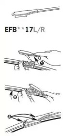 TRICO ExactFit Flat Щітка склоочисника ,безкаркасна OEM (700мм)5