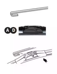 Trico Force Щітка склоочисника ,безкаркасна,мультикріплення  (650мм)10