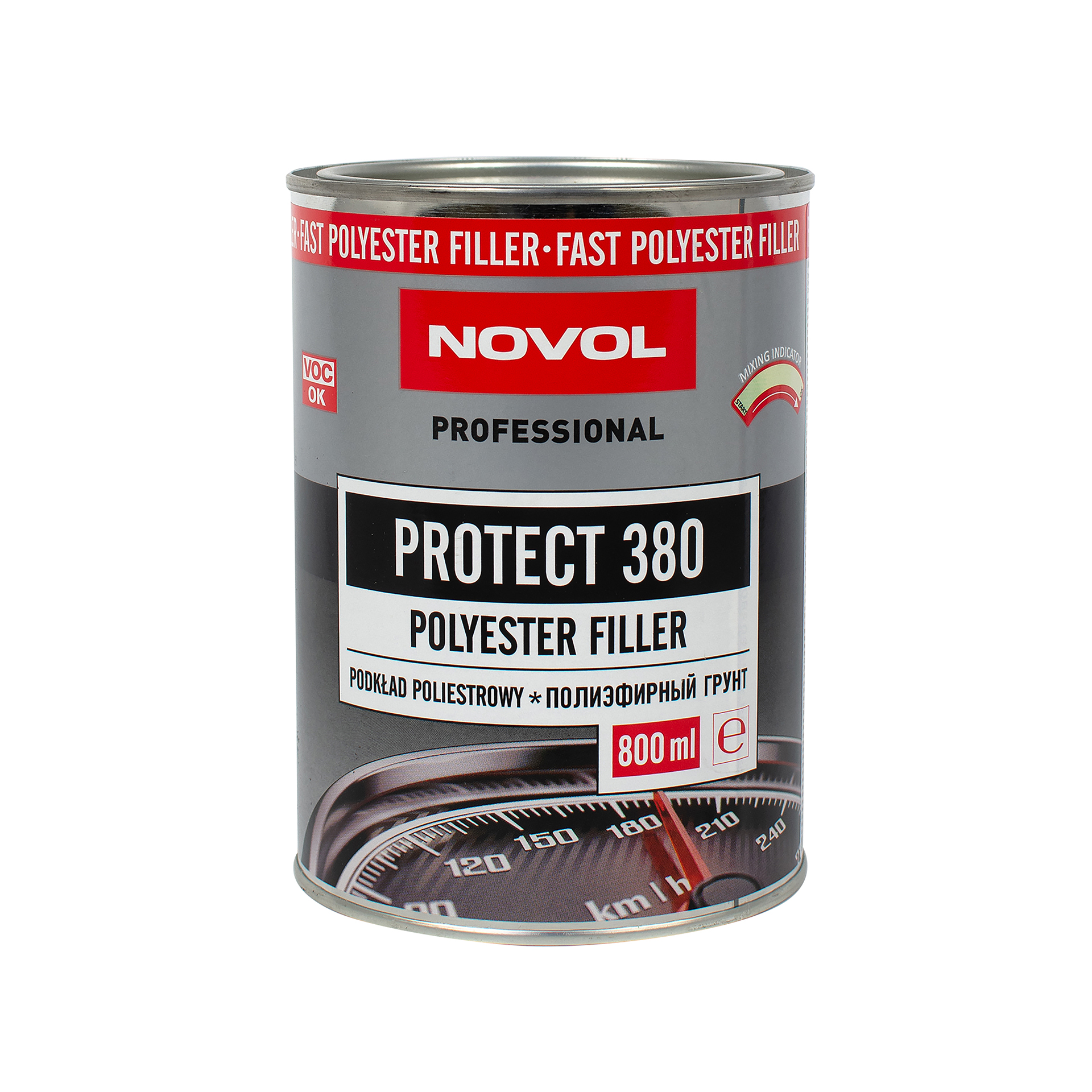 PROTECT 380  Автогрунт  поліефірний   0,8 л + 0,08 л1