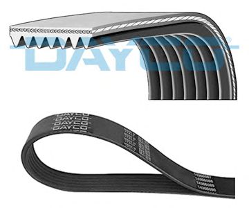 7PK2872   DAYCO - Ремінь (поліклиновий)1