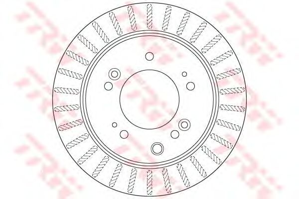 DF6191S  TRW - Гальмівний диск1