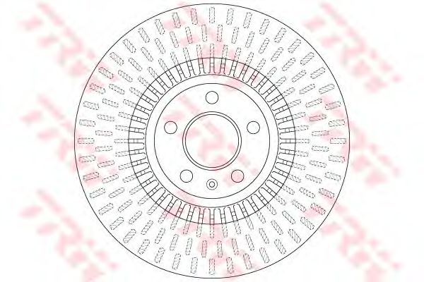 DF6216  TRW - Гальмівний диск0