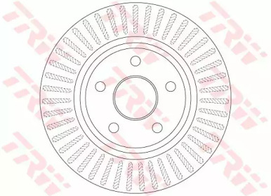 DF6251  TRW - Гальмівний диск1