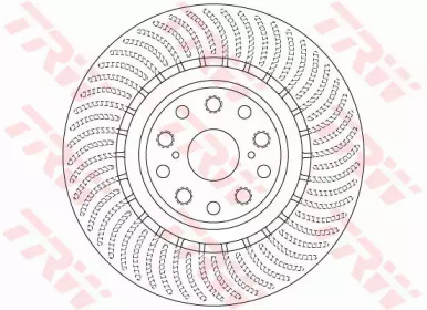DF6489S  TRW - Гальмівний диск (лівий)1