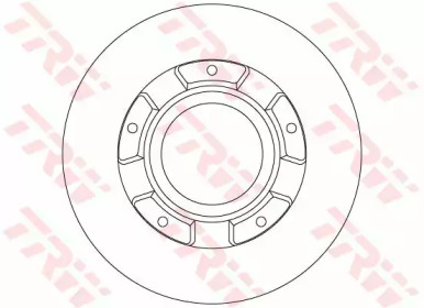 DF6510S  TRW - Гальмівний диск1
