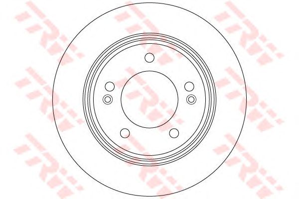 DF6627  TRW - Гальмівний диск0