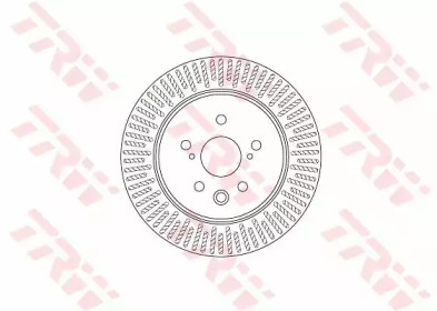 DF6691  TRW - Гальмівний диск1
