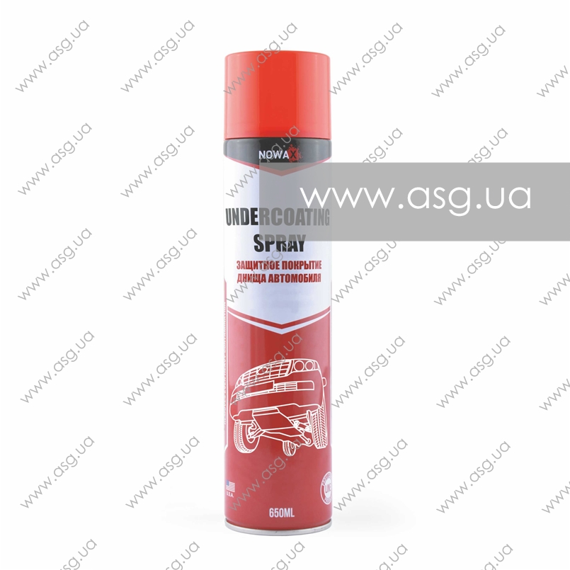 NOWAX  UNDERCOATING SPRAY, 650ml. Антикорозійний засіб  (12шт.)1