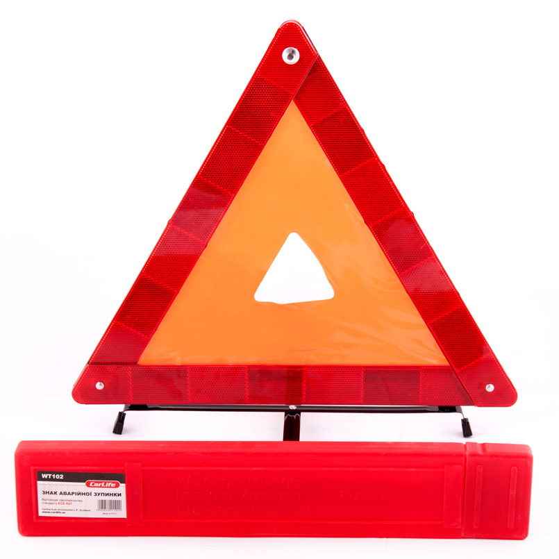 CARLIFE  Знак аварійної зупинки,пластикова упак. 1