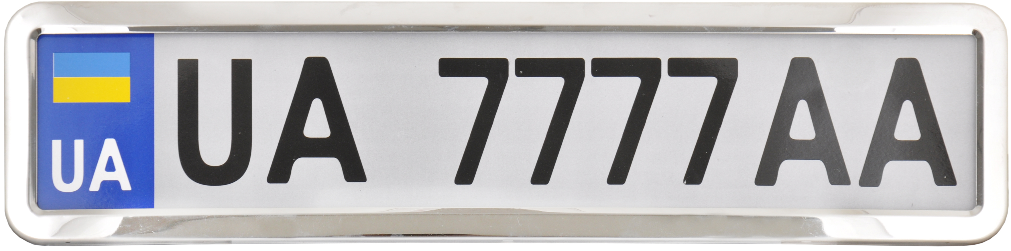 CARLIFE  Рамка під номер, нержавіюча сталь 1