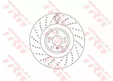 DF6687S  TRW - Гальмівний диск1