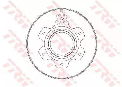 DF6743S  TRW - Гальмівний диск1