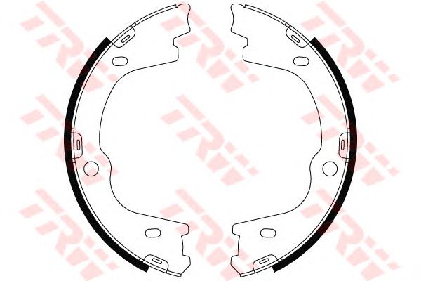 GS8803  TRW - Гальмівні колодки до барабанів1