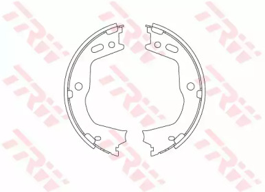 GS8803  TRW - Гальмівні колодки до барабанів1