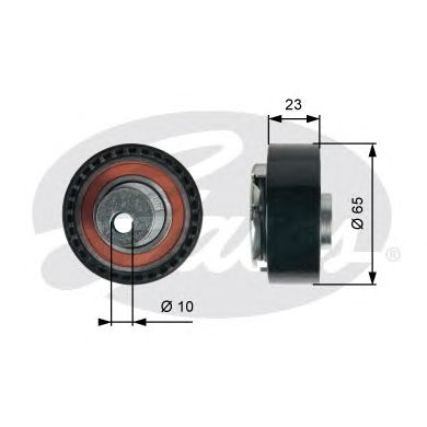 T43228 (7784-21165)  Натяжний ролик ременя ГРМ GATES POWERGRIP TENSIONER1