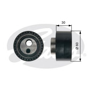 T41140 (7786-21182)  Натяжний ролик ременя ГРМ GATES POWERGRIP TENSIONER1