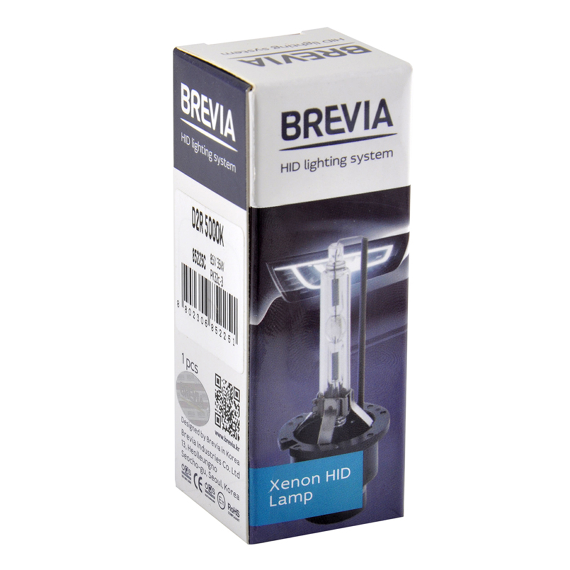 BREVIA Автолампа D2R,5000K,85V,35W PK32d-3, (1шт.) XENON1