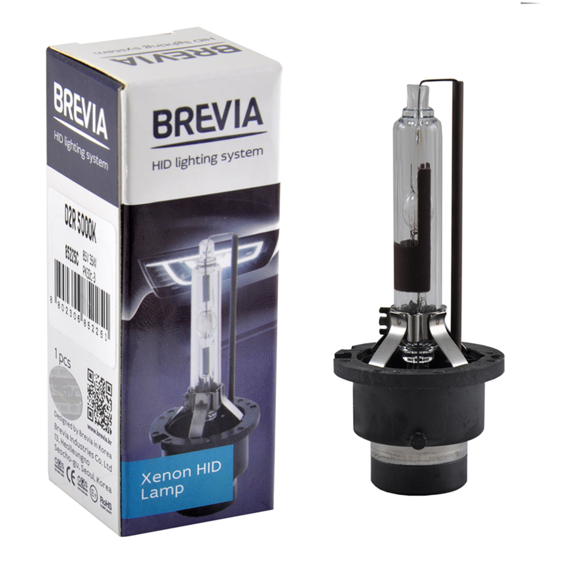 BREVIA Автолампа D2R,5000K,85V,35W PK32d-3, (1шт.) XENON2