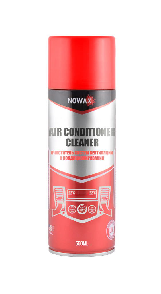 NOWAX  Очисник си-ми вентиляції і кондиціонування,Air Condisioner Cleaner,550ml. (12шт.) 1