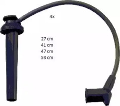 CLS196 (Champion) Комплект проводів запалювання1