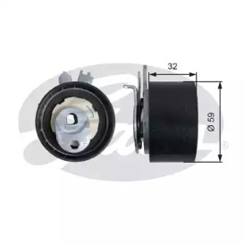 T43240 (7784-21173)  Натяжний ролик ременя ГРМ GATES POWERGRIP TENSIONER1