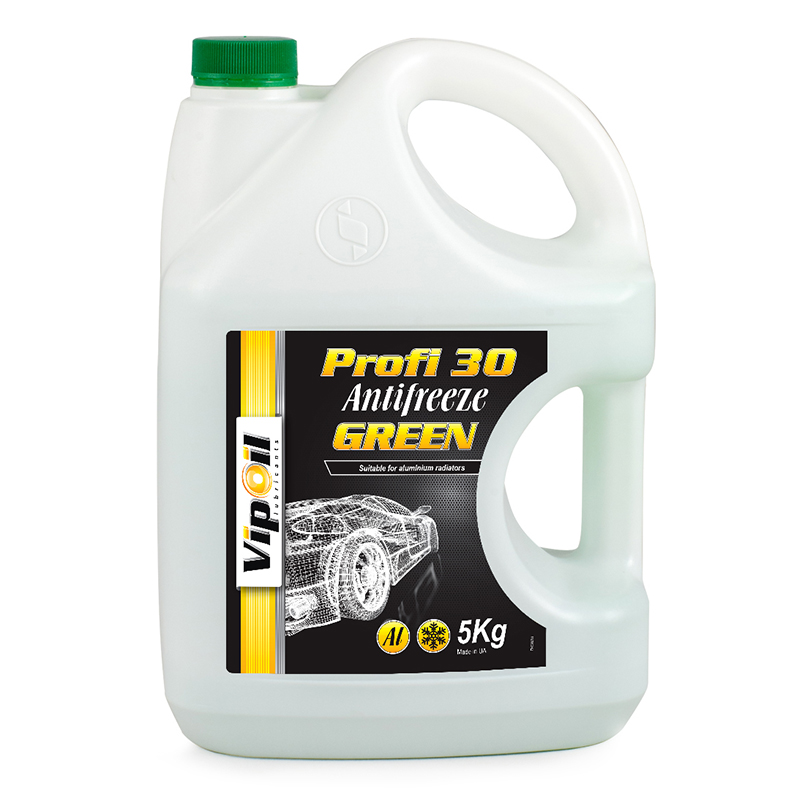 Антифриз VipOil Profi 30 Green (зелений) 5кг х41