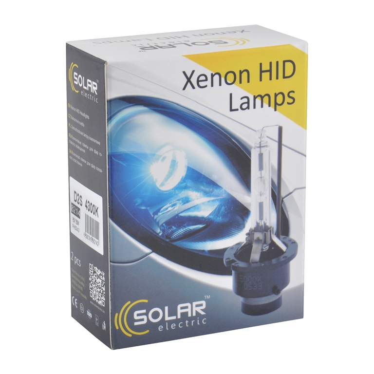 SOLAR D2S , 4300K,85V,35W PK32d-2, (2шт.)1