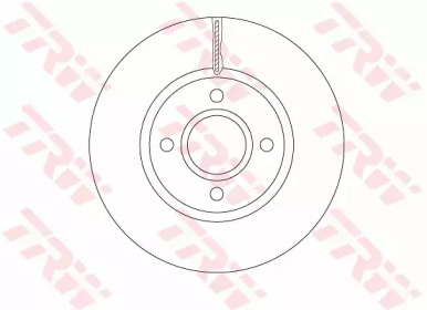 DF6509  TRW - Гальмівний диск1