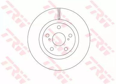 DF6675  TRW - Гальмівний диск1