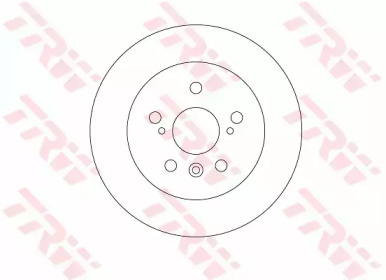 DF6760  TRW - Гальмівний диск1