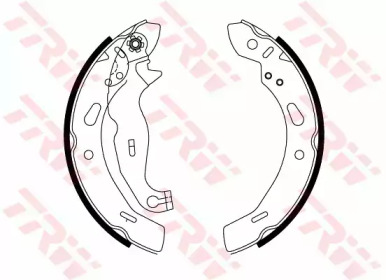 GS8814  TRW - Гальмівні колодки до барабанів1