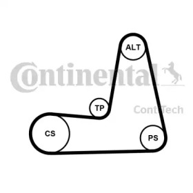 5PK1110K1   Комплект ременя CONTI-V MULTIRIB BELT KIT1