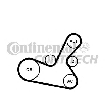 5PK1300K1   Комплект ременя CONTI-V MULTIRIB BELT KIT1