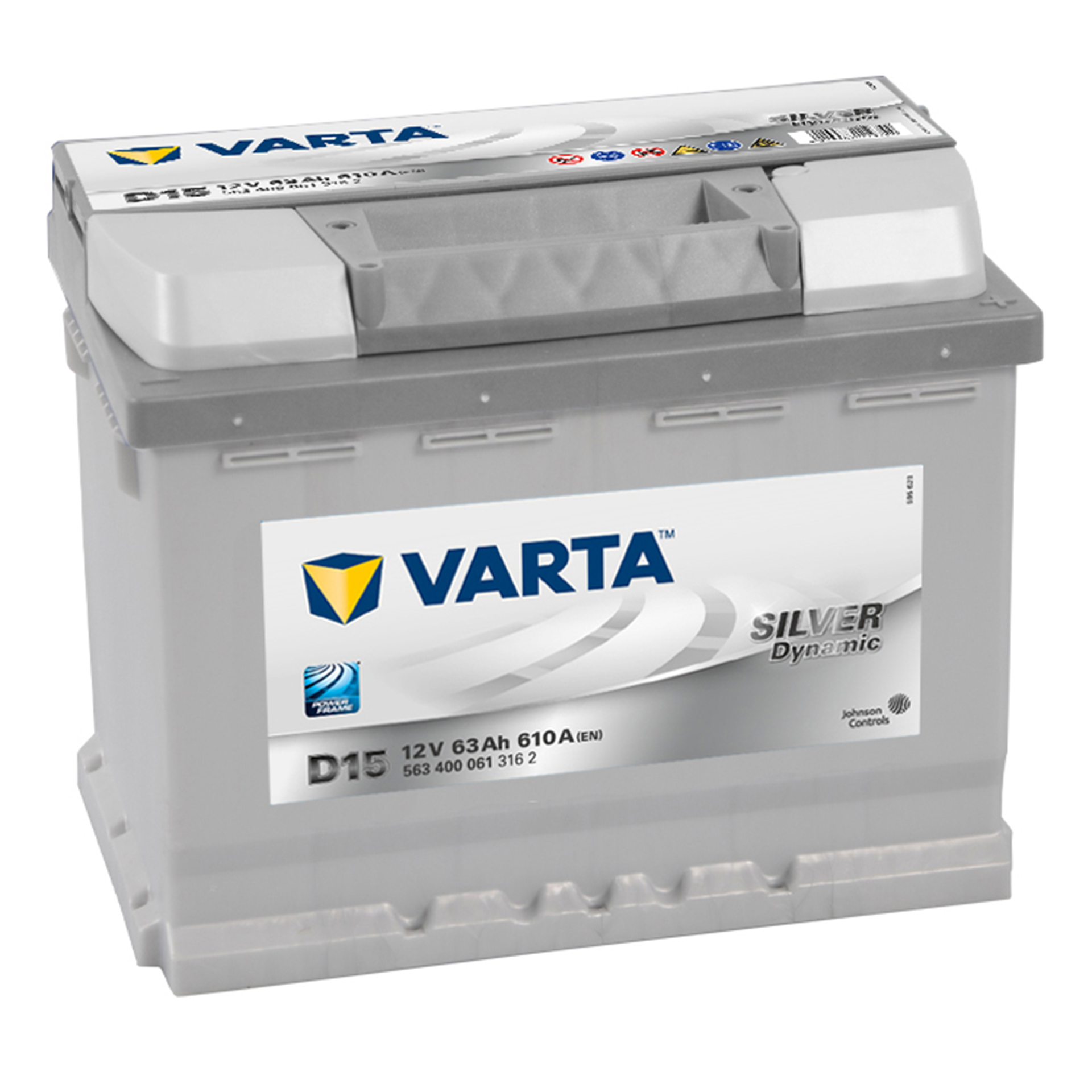 VARTA 63Ач  Silver Dynamic  D15 (0)1