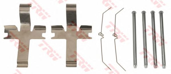 PFK655  TRW - Комплект для монтажу дискових гальмівних колодок1