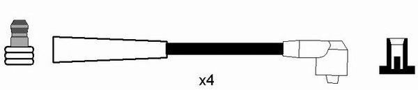 2584  (RC-FD1205)  NGK - Комплект проводів запалювання1