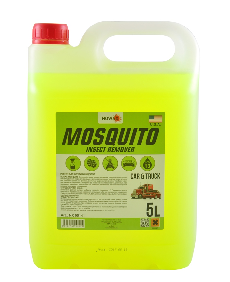 NOWAX  Очисник від комах NOWAX MOSQUITO 5L концентрат 1:7 (1шт.)1