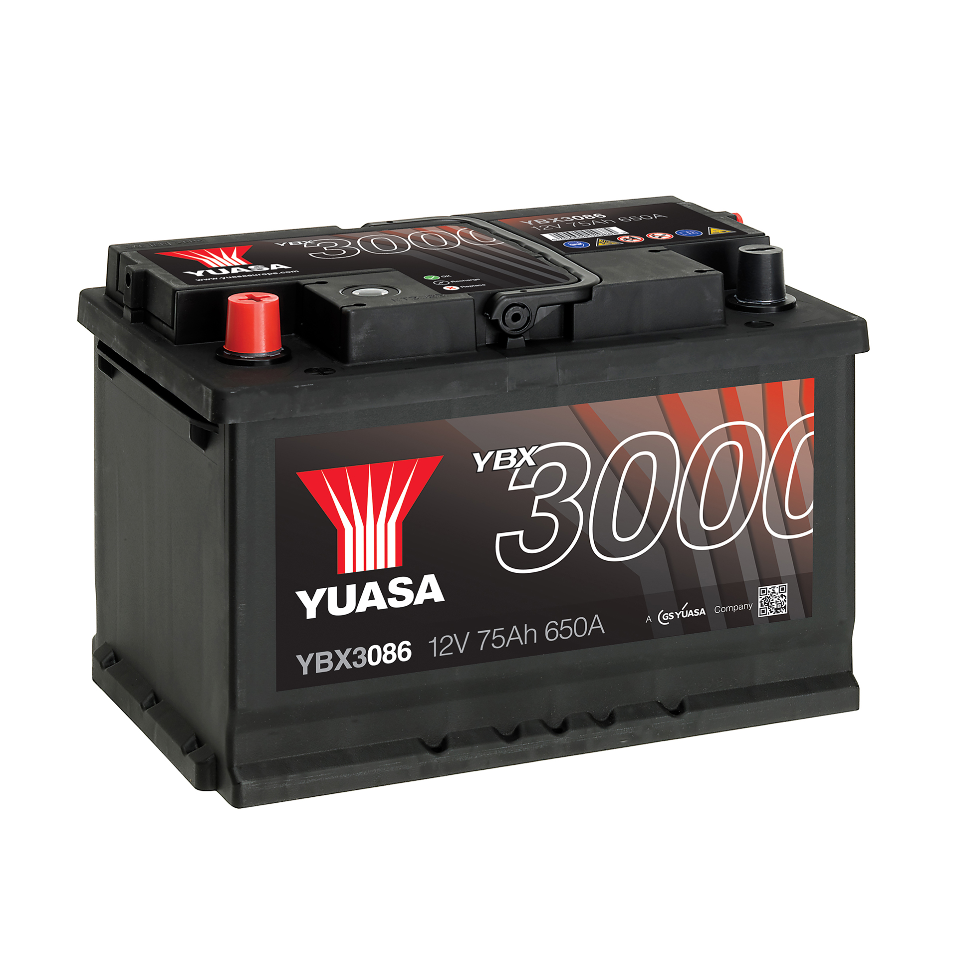 Yuasa 12V 76Ah SMF Battery YBX3086 (1)1