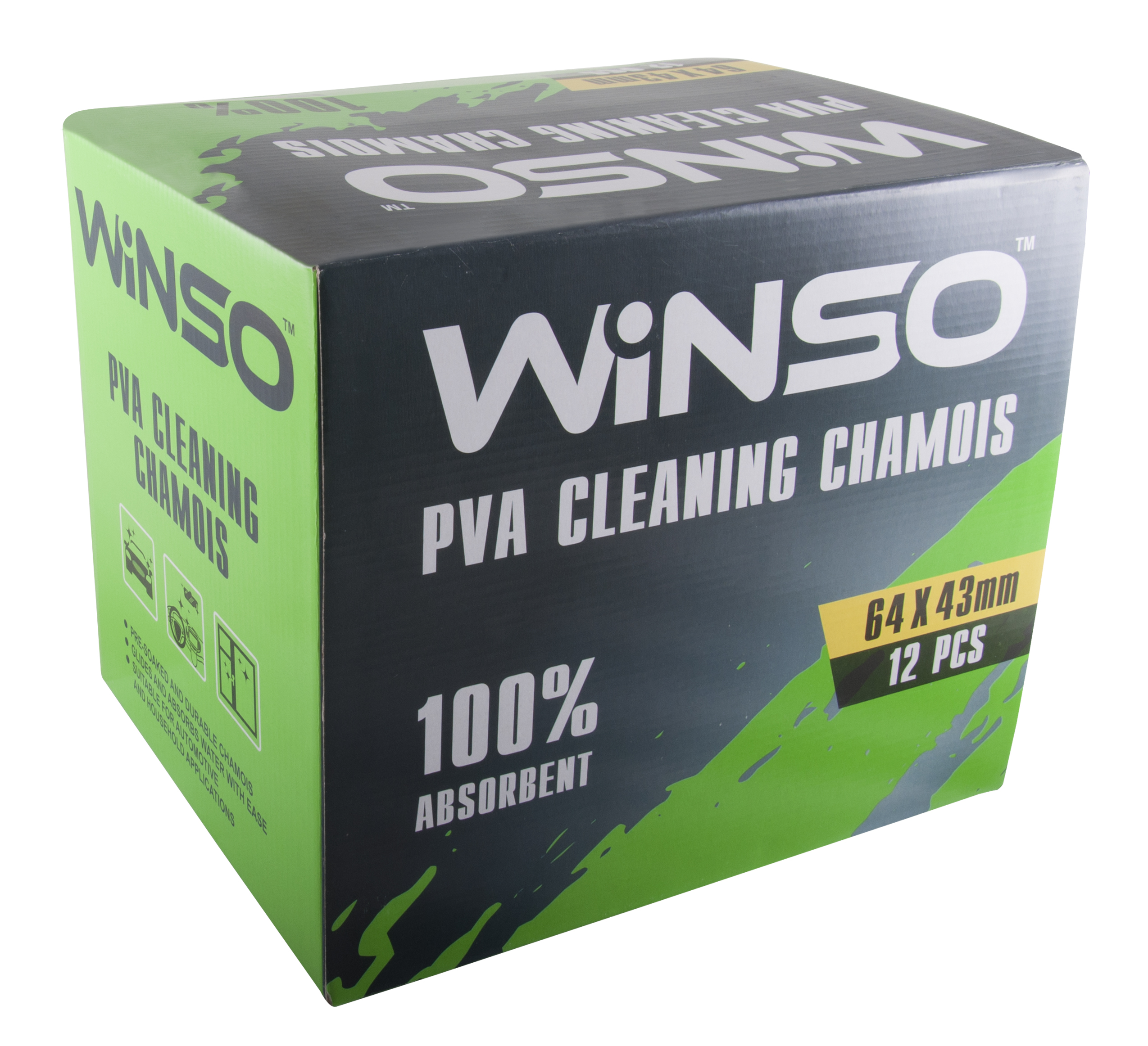 Ганчірка PVA в тубі WINSO, 64x43 см.,велика, (12/96шт.)1