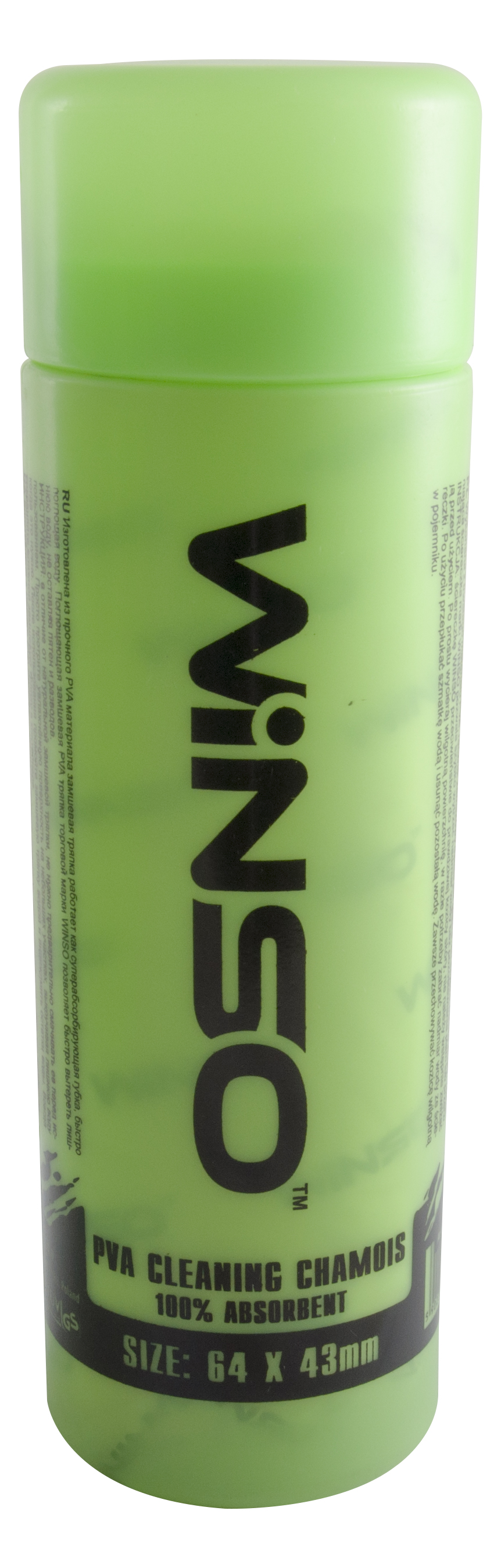 Ганчірка PVA в тубі WINSO, 64x43 см.,велика, (12/96шт.)2