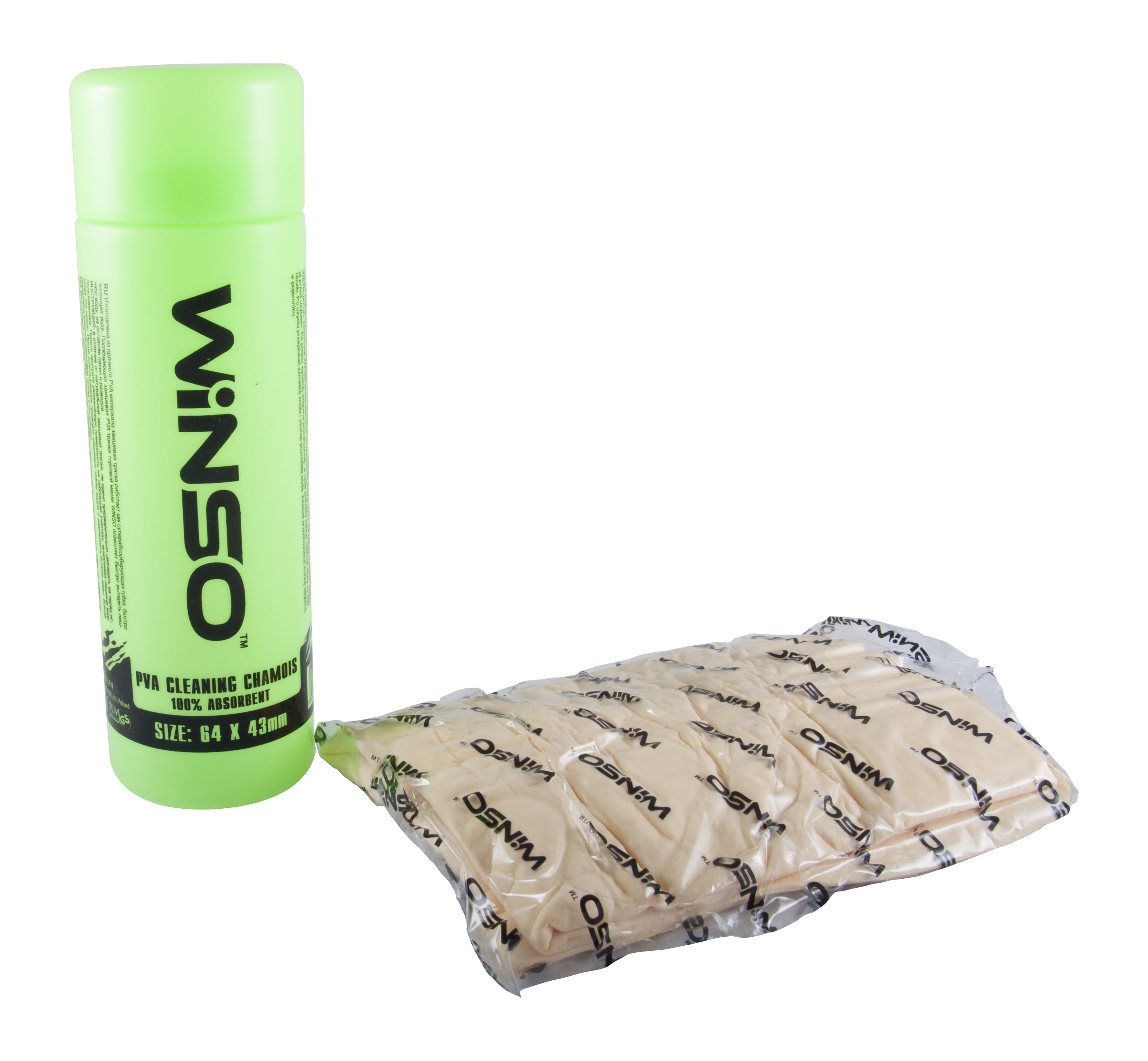 Ганчірка PVA в тубі WINSO, 64x43 см.,велика, (12/96шт.)5