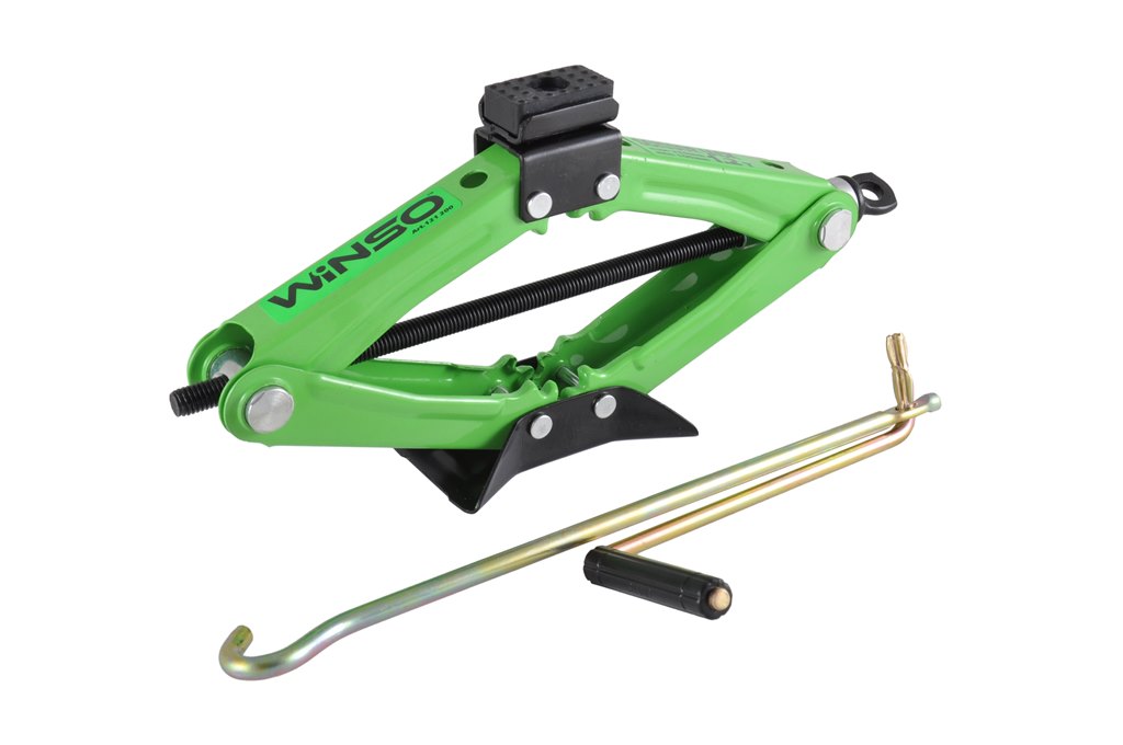 Домкрат ромбовий, WINSO 1,2т.,гумова подушка4