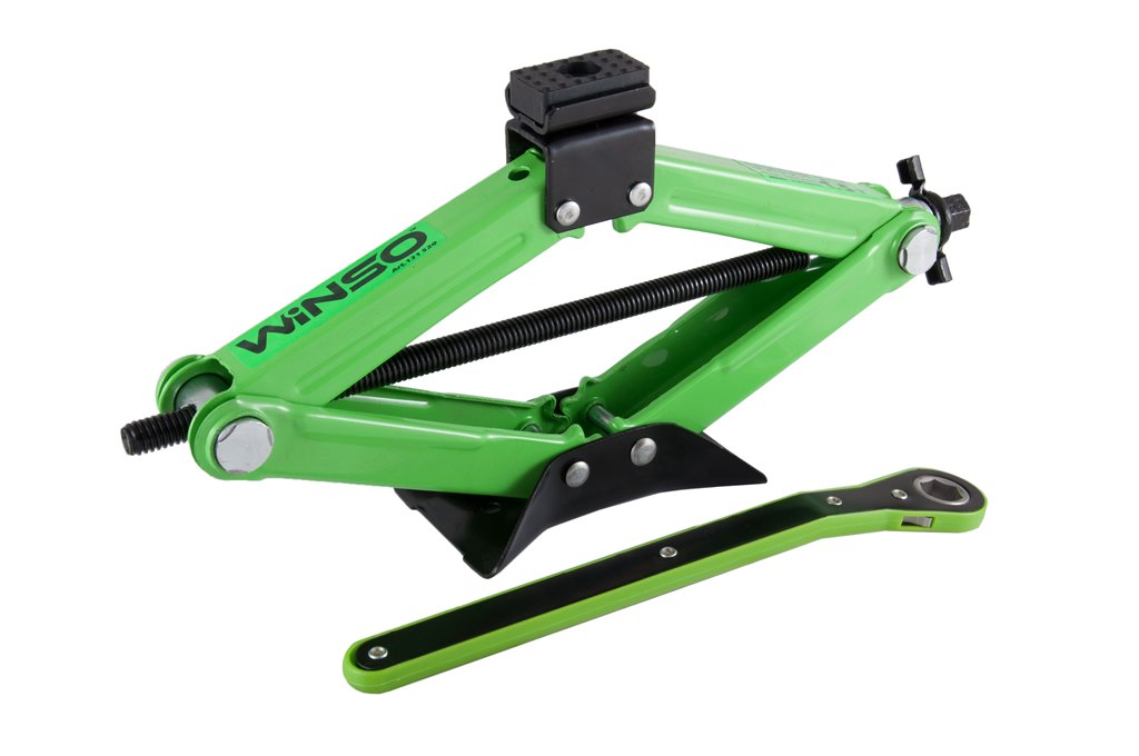Домкрат ромбовий, WINSO 1,5т.,з трещіткою,гумова подушка4