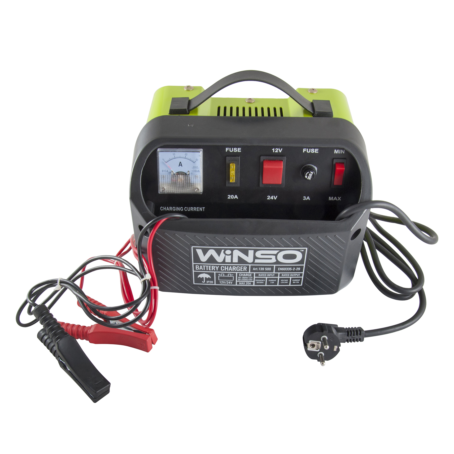 Зарядний пристрій АКБ 12/24В 20А WINSO7