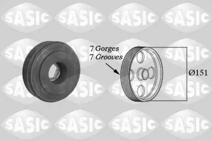 2154021   SASIC - Шків колінчастого валу1